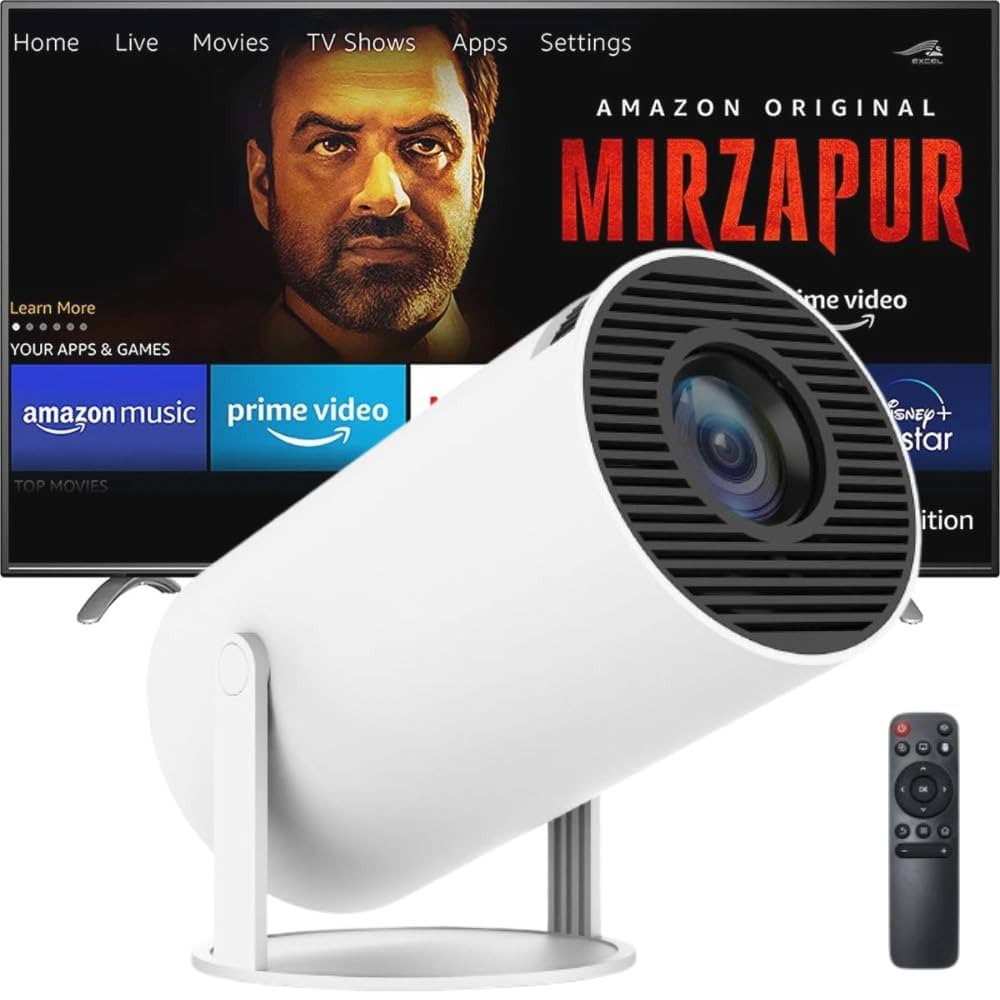 I Smart ultra super max 4k projector with HDMI , WIFI, Netflix, Amazon Prime, youtube, built speaker