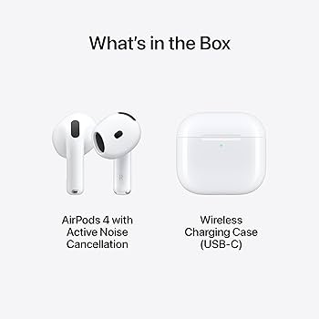 I Smart Airpods 4 with Active Noise Cancellation
