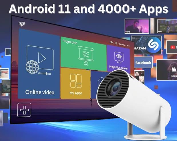 I Smart ultra super max 4k projector with HDMI , WIFI, Netflix, Amazon Prime, youtube, built speaker