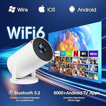 I Smart ultra super max 4k projector with HDMI , WIFI, Netflix, Amazon Prime, youtube, built speaker