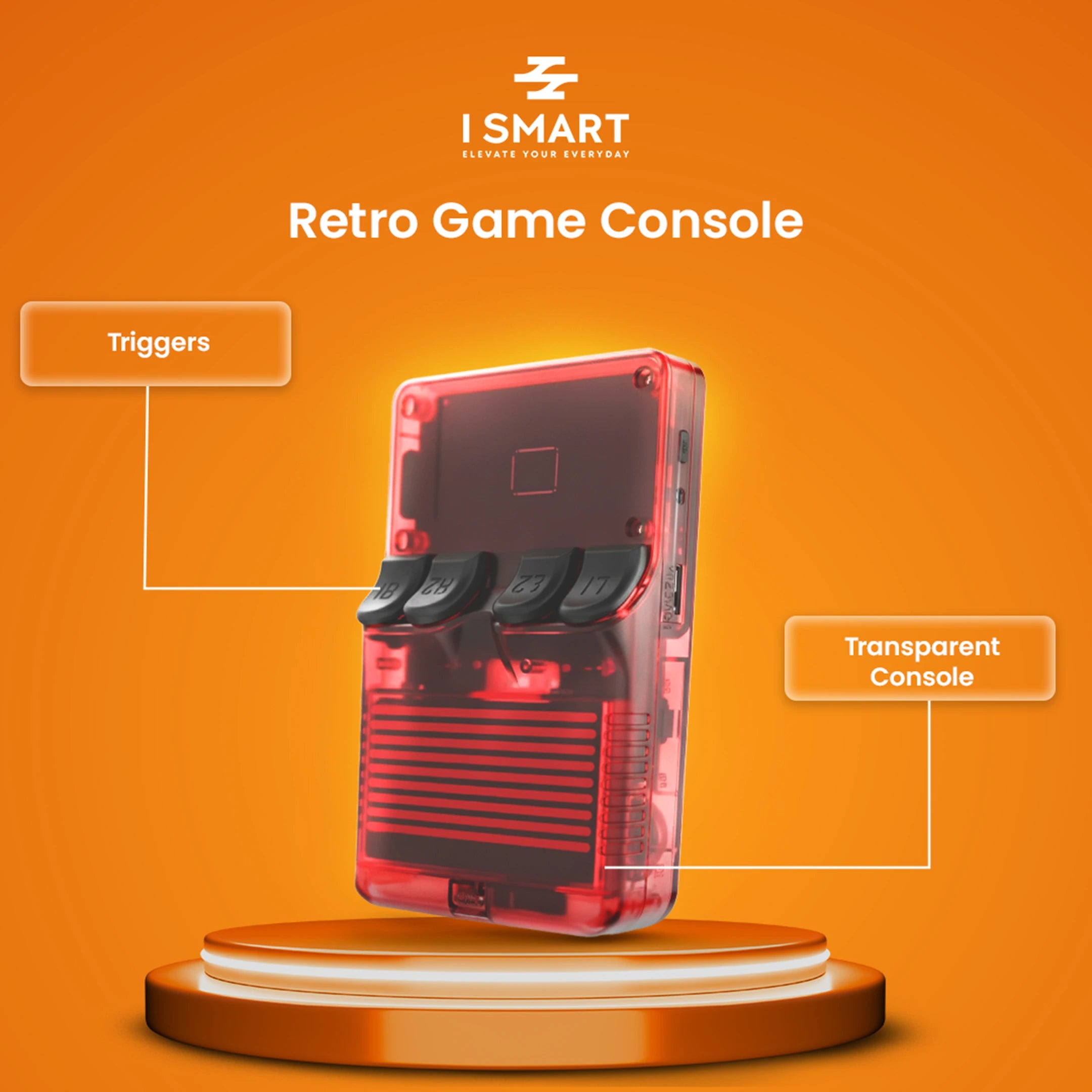 I Smart Retro Game Console- 20,000+ Classic Games and Handled 3.5"HD Screen