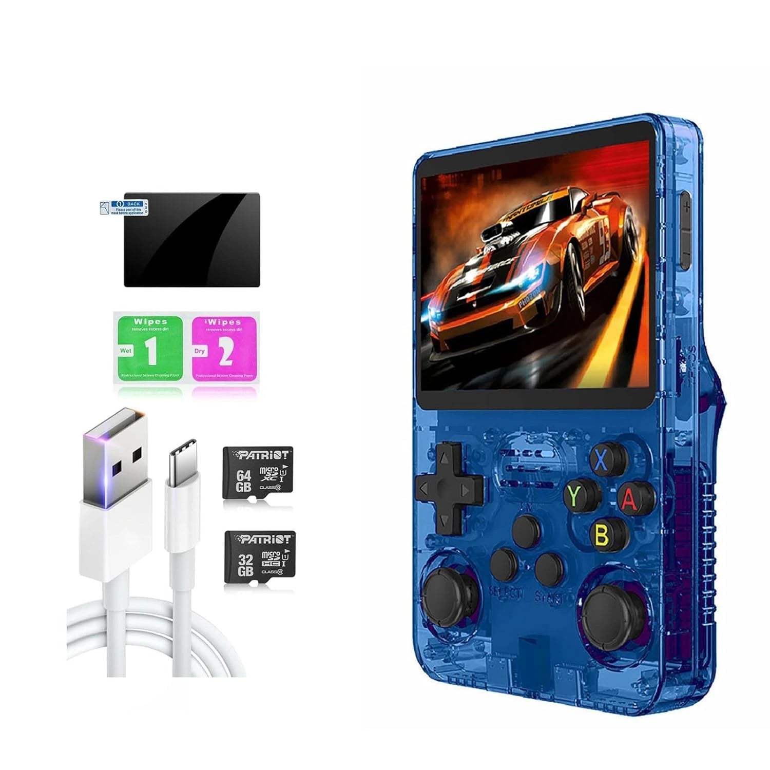 gaming console blue variation