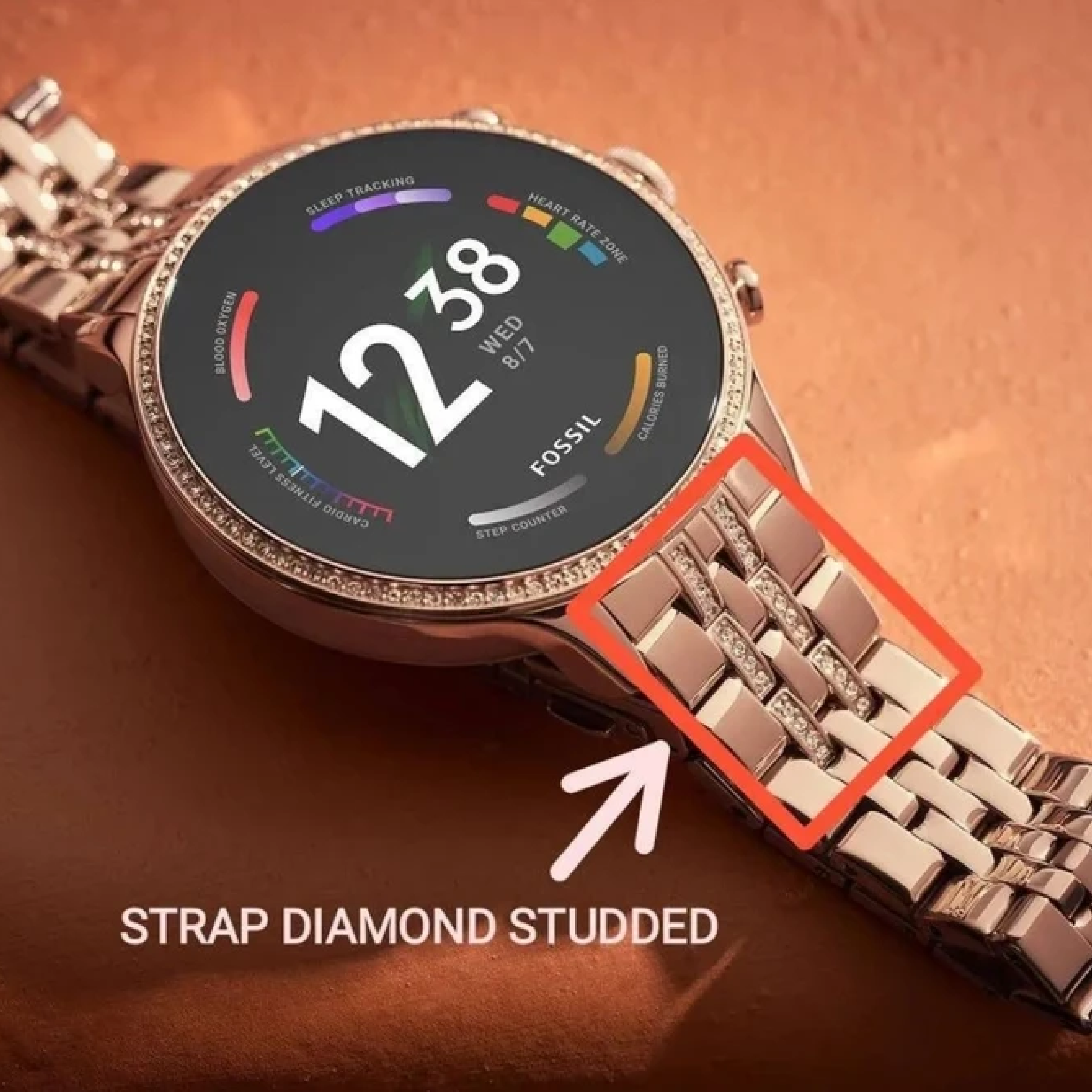 I Smart Fossill Rose Gold Smartwatch