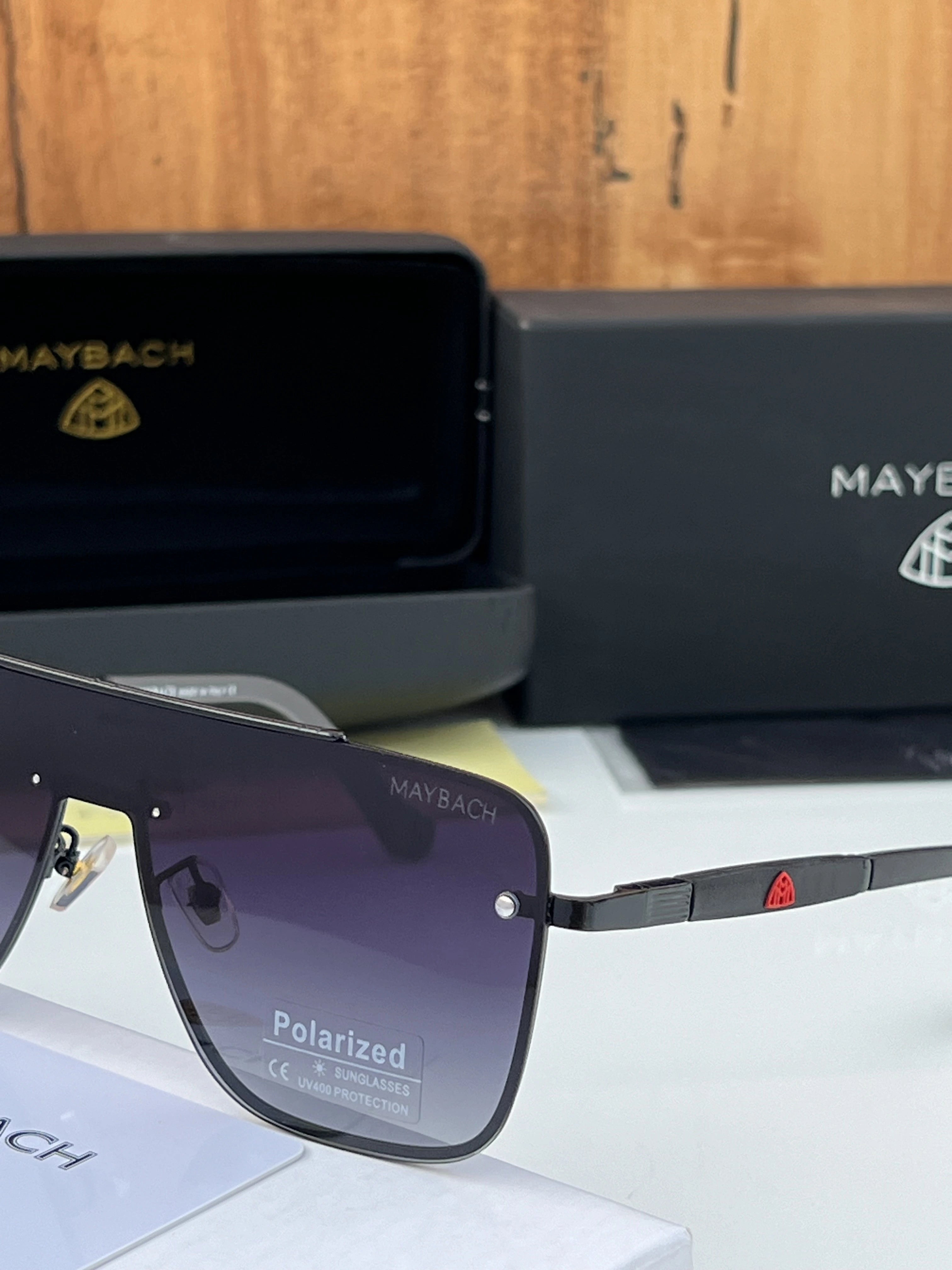 I Smart Maaybach black Shaded Sunglasses