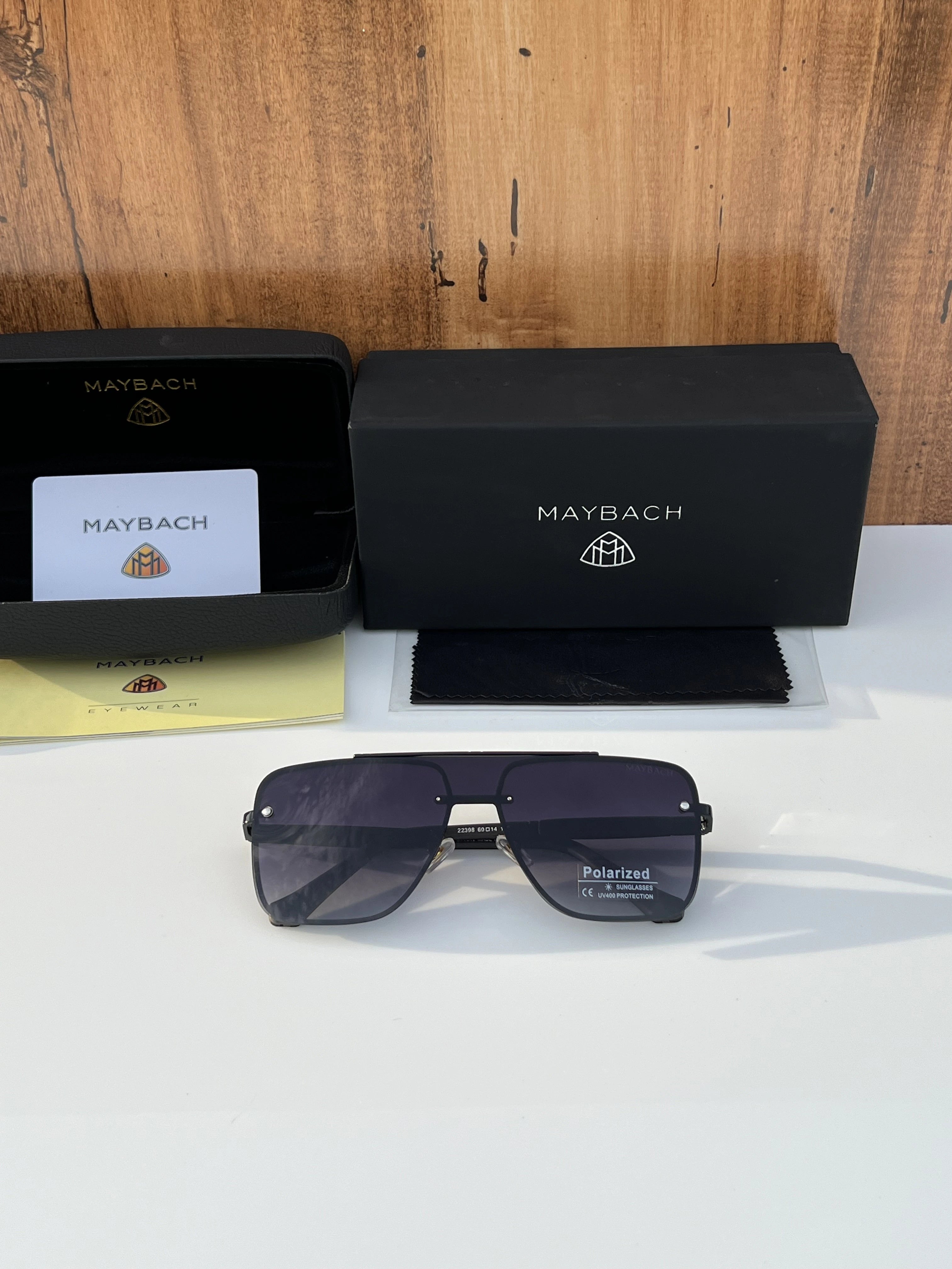 I Smart Maaybach black Shaded Sunglasses