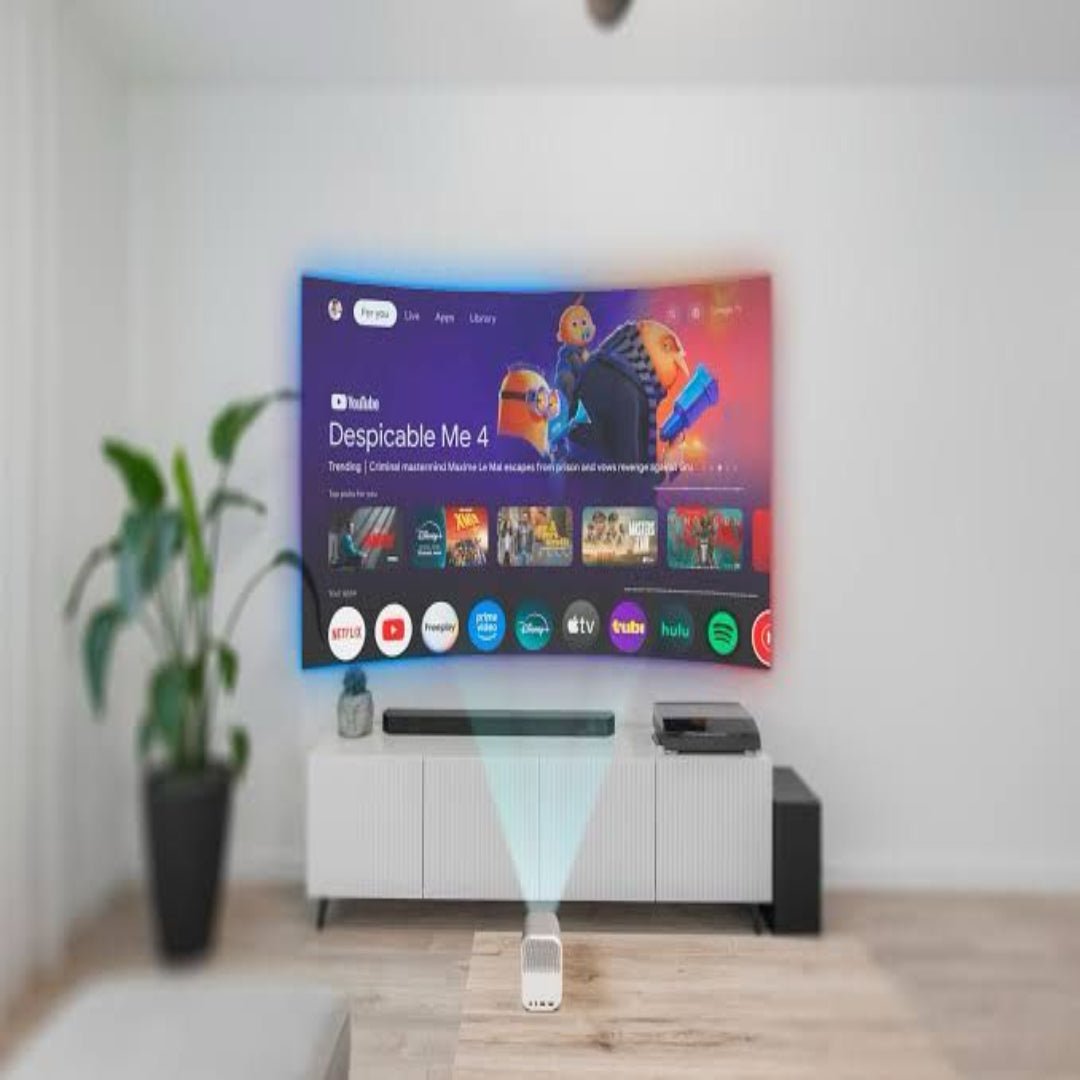 Ulrta Hd (super fast ) Projector with android HDMI ,WIFI, NETFLIX multi function projector 4k support