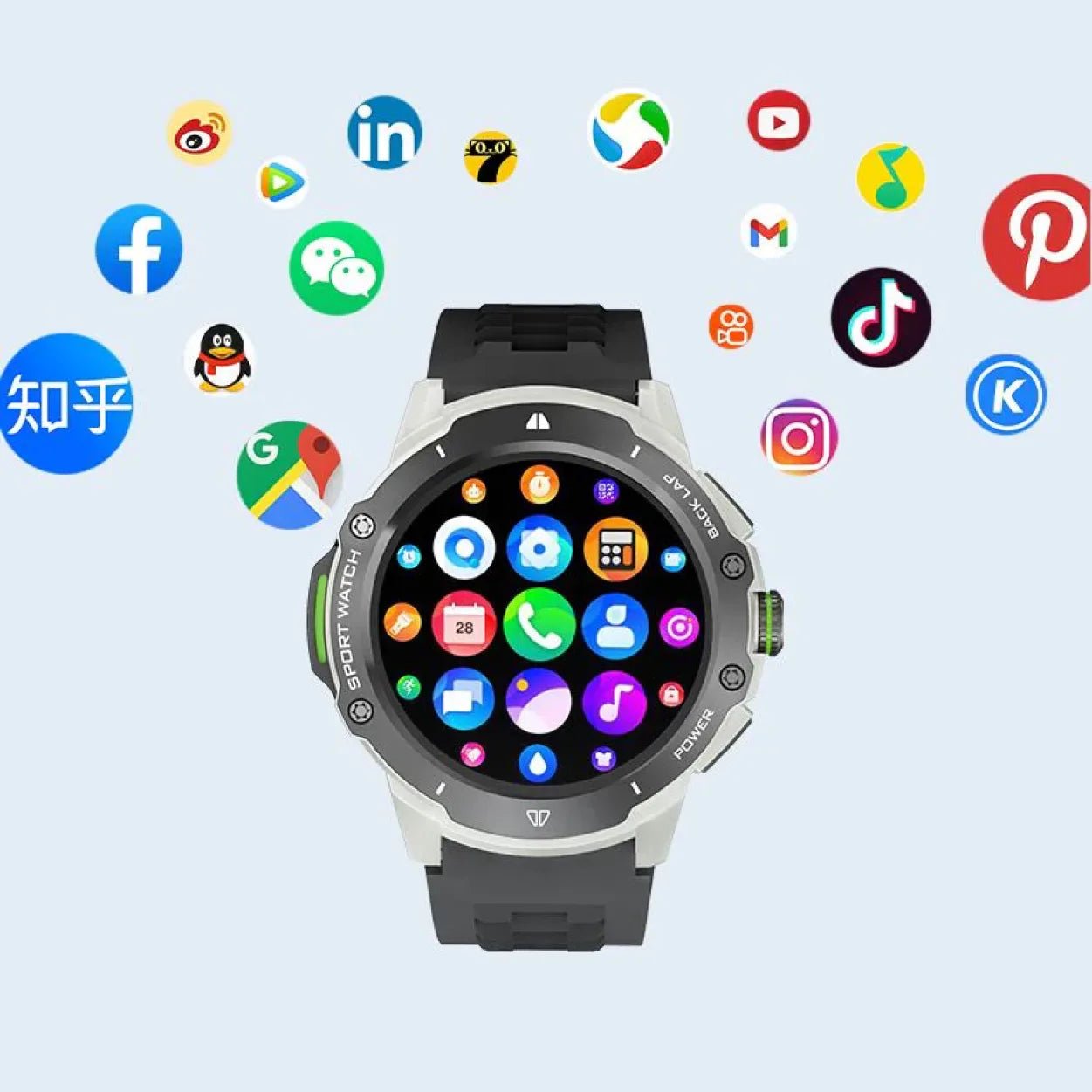 G15 Pro 5G Android Amoled Camera Smartwatch 2GB/32GB