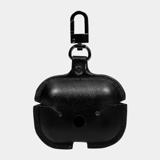 Leather AirPods Pro Case Cover with Keychain