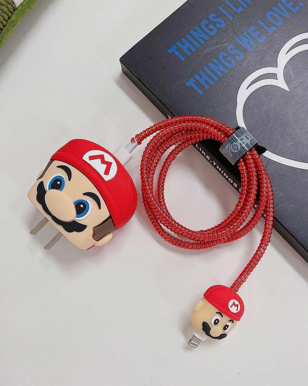 Super Mario Charger Case Cover & Cable Protector