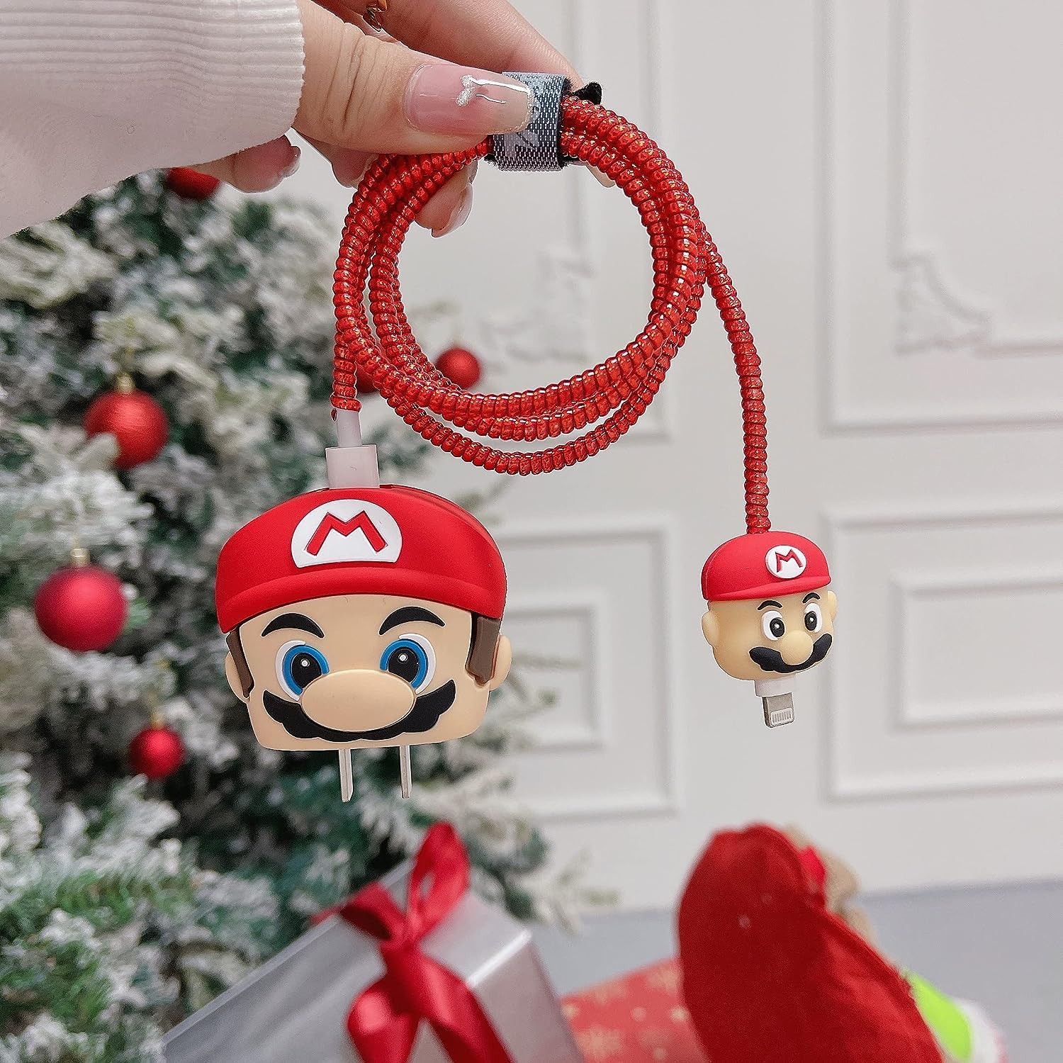 Super Mario Charger Case Cover & Cable Protector